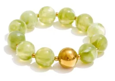 [C1140] Collar Resina (Verde)