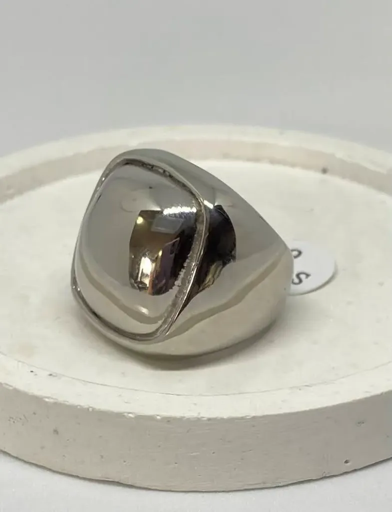 ANILLO CUADRADO ESPEJO