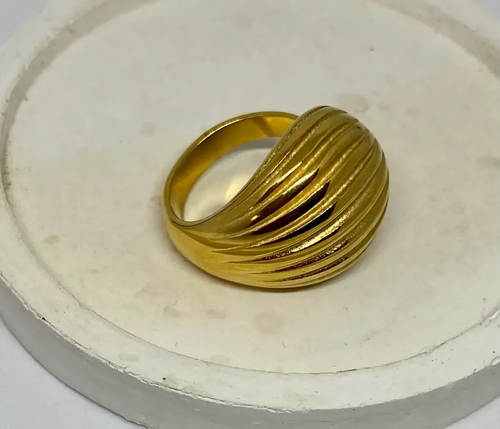 ANILLO GOTA TEXTURA